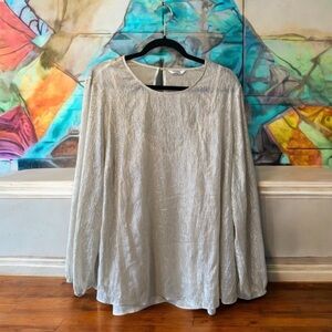 Penningtons Shimmery Long Sleeve Blouse
